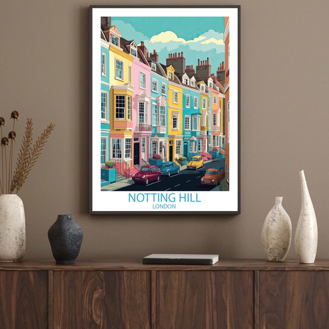 Plakat Notting Hill – Londyn Anglia Wielka Brytania - obrazek 2